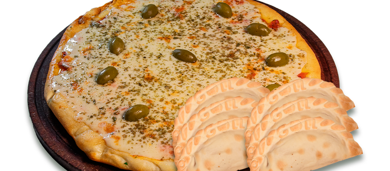 PROMO #10 - 1 Muzzarella + 6 Empanadas