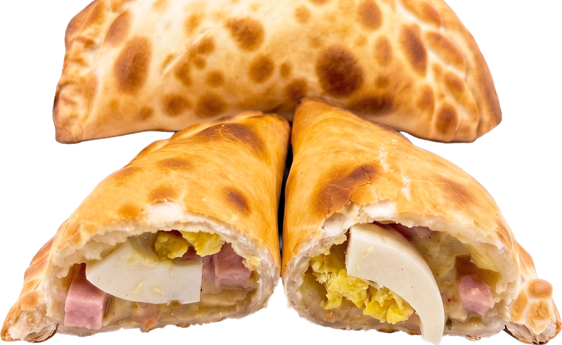 Jamón huevo y muzzarella
