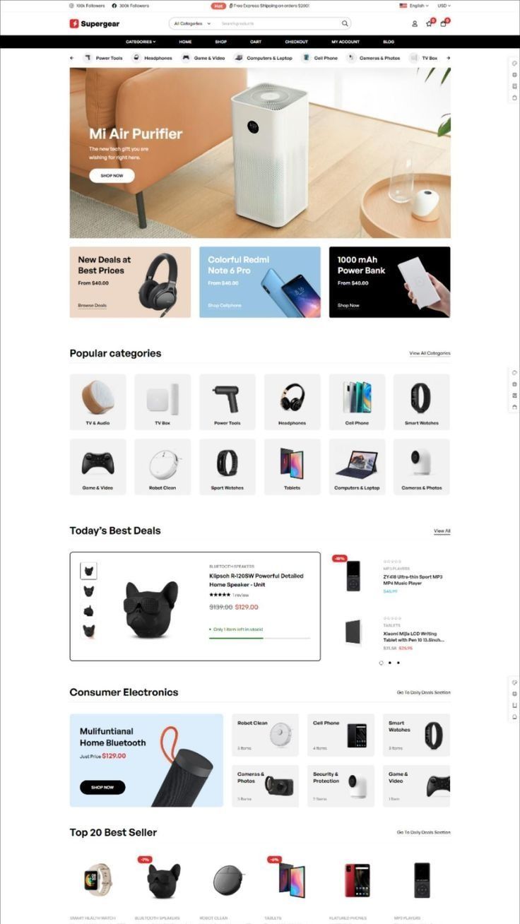 Shopify Website Redesign