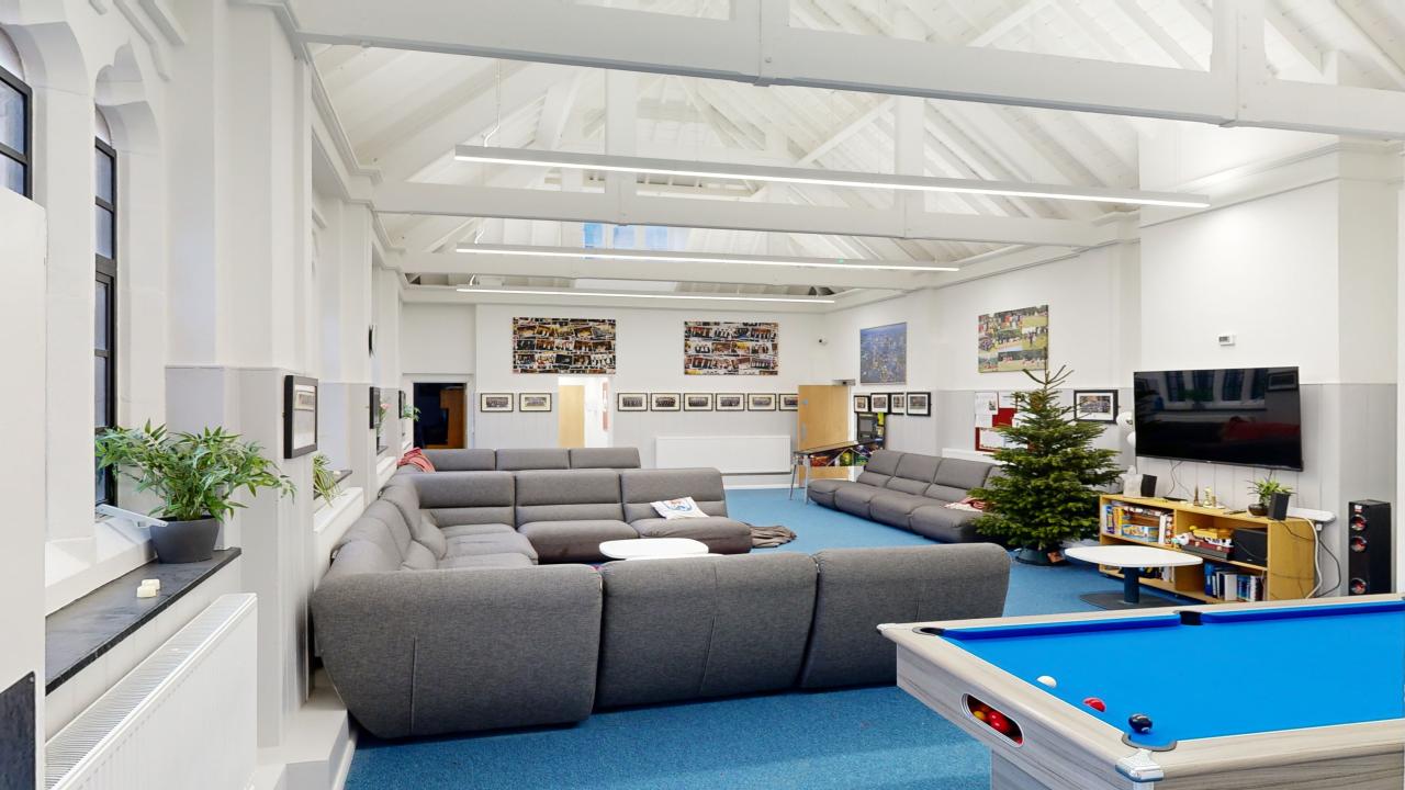 Day House Mezzanine Installation, Entrance Extension, and Refurbishment