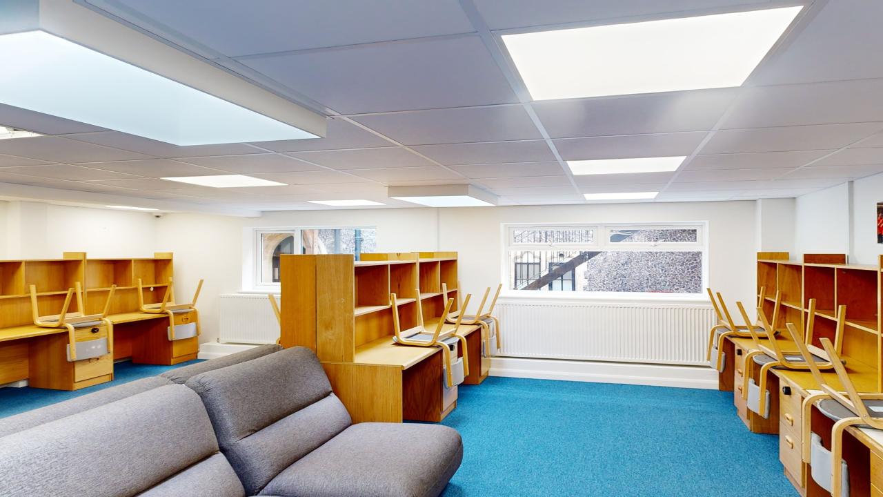 Day House Mezzanine Installation, Entrance Extension, and Refurbishment