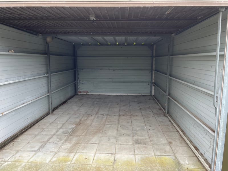 Terug een nette garagebox.