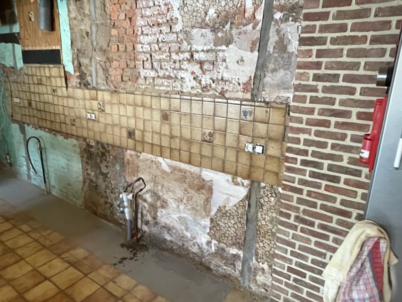 Afbraak keurig uitgevoerd.