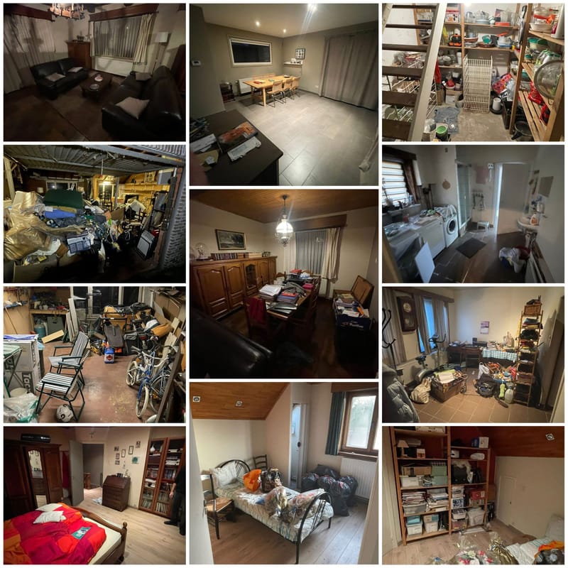 Leeghaling vvk te Lokeren foto's voor.