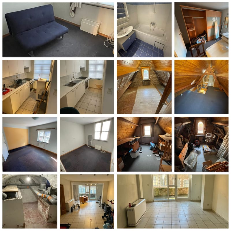 Leeghaling van woning in Brugge centrum. Klaar voor verhuur!