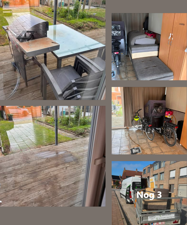 Containerpark aan huis te Blankenberge.