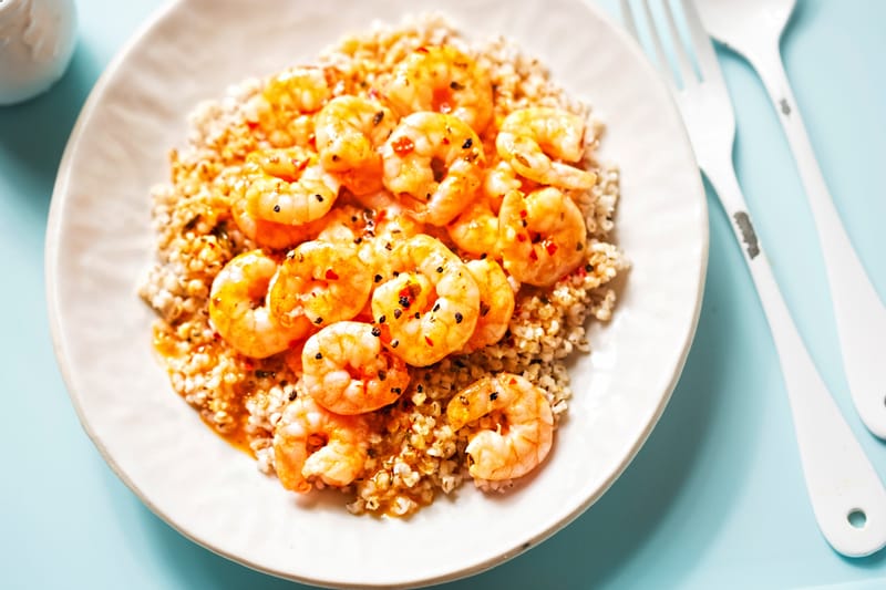 กุ้งผัดพริกเกลือ