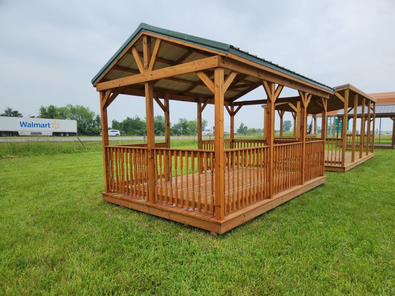 Pavilion with Railing
