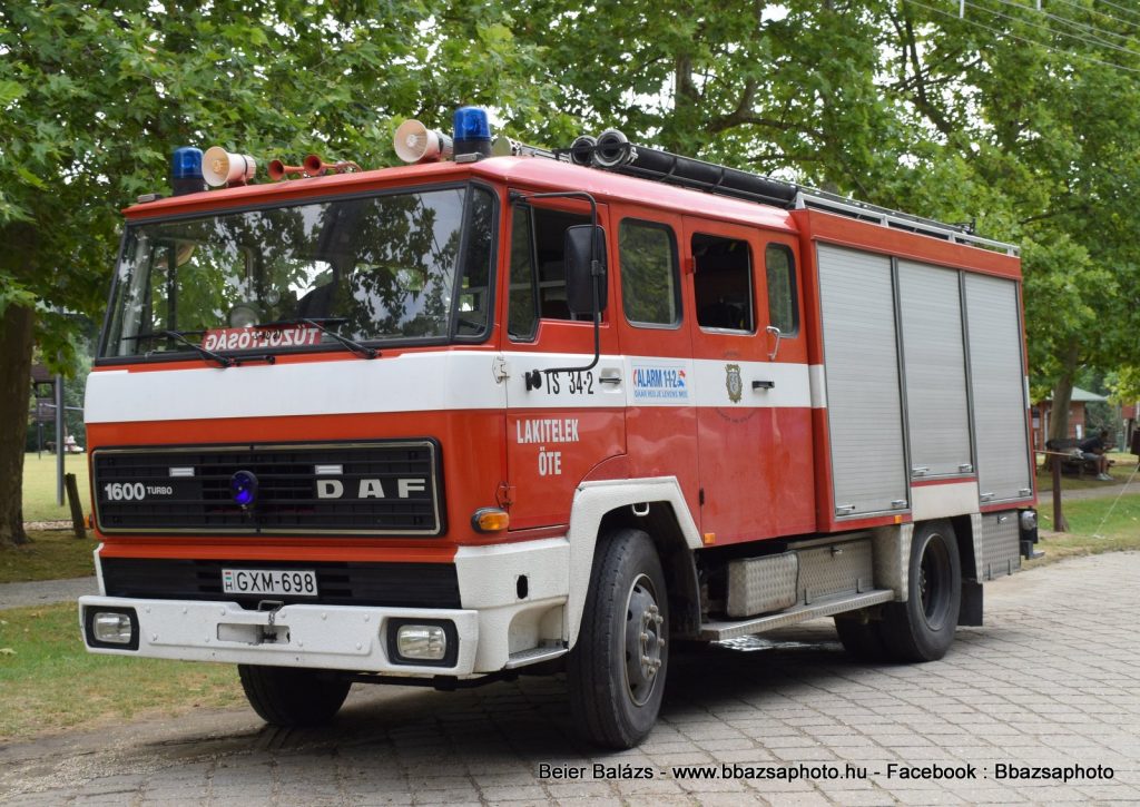 Eladó hűséges társunk: DAF FA 1600 DT 360 tűzoltó gépjárműfecskendő