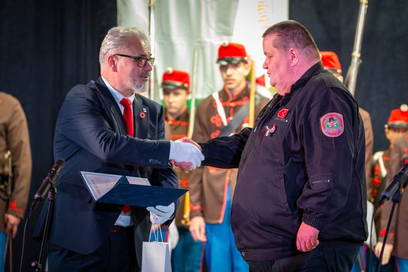 Müller Ferenc a Lakitelek Közbiztonságáért Díj kitüntetettje