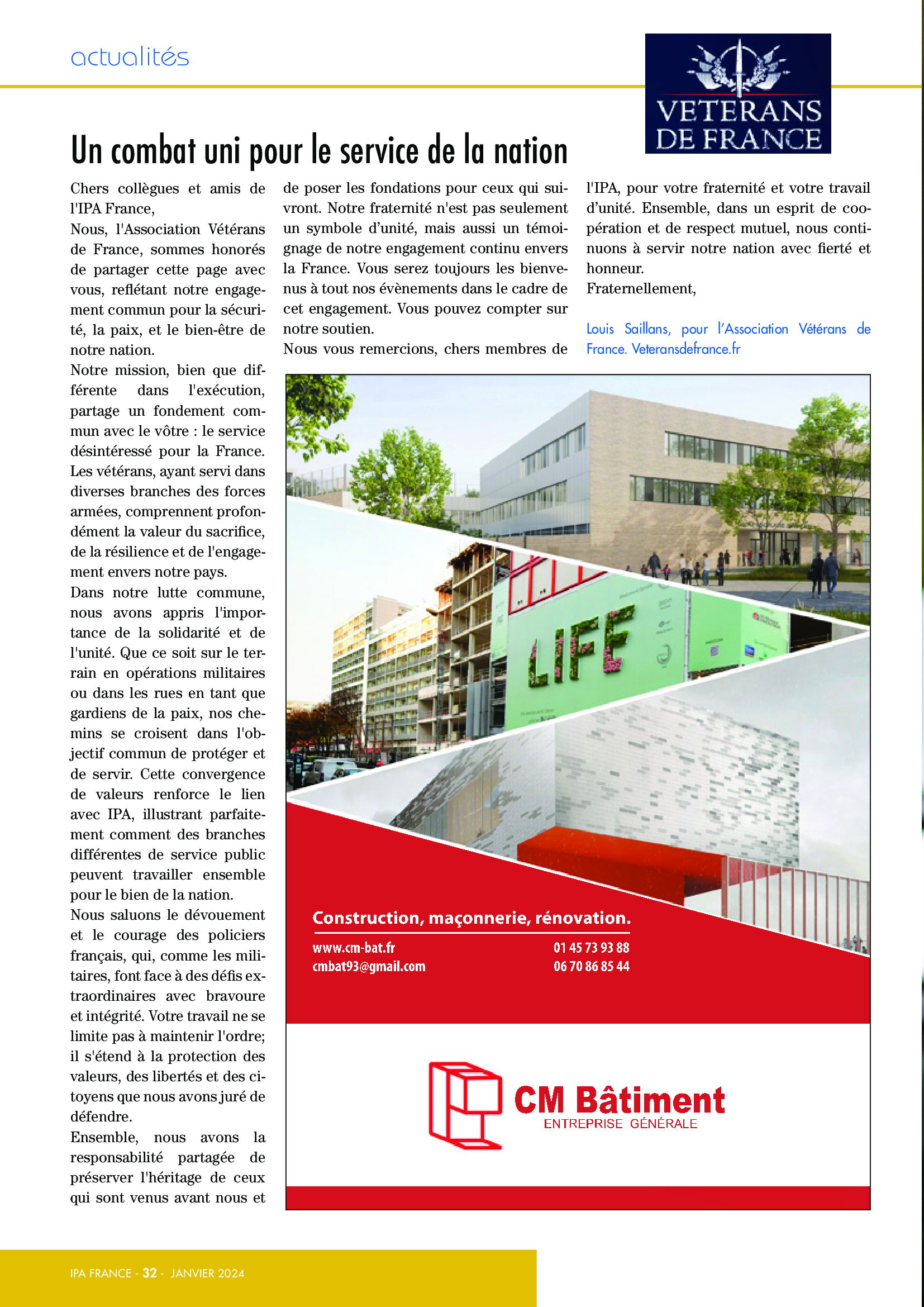 Magazine IPA FRANCE Numéro 50