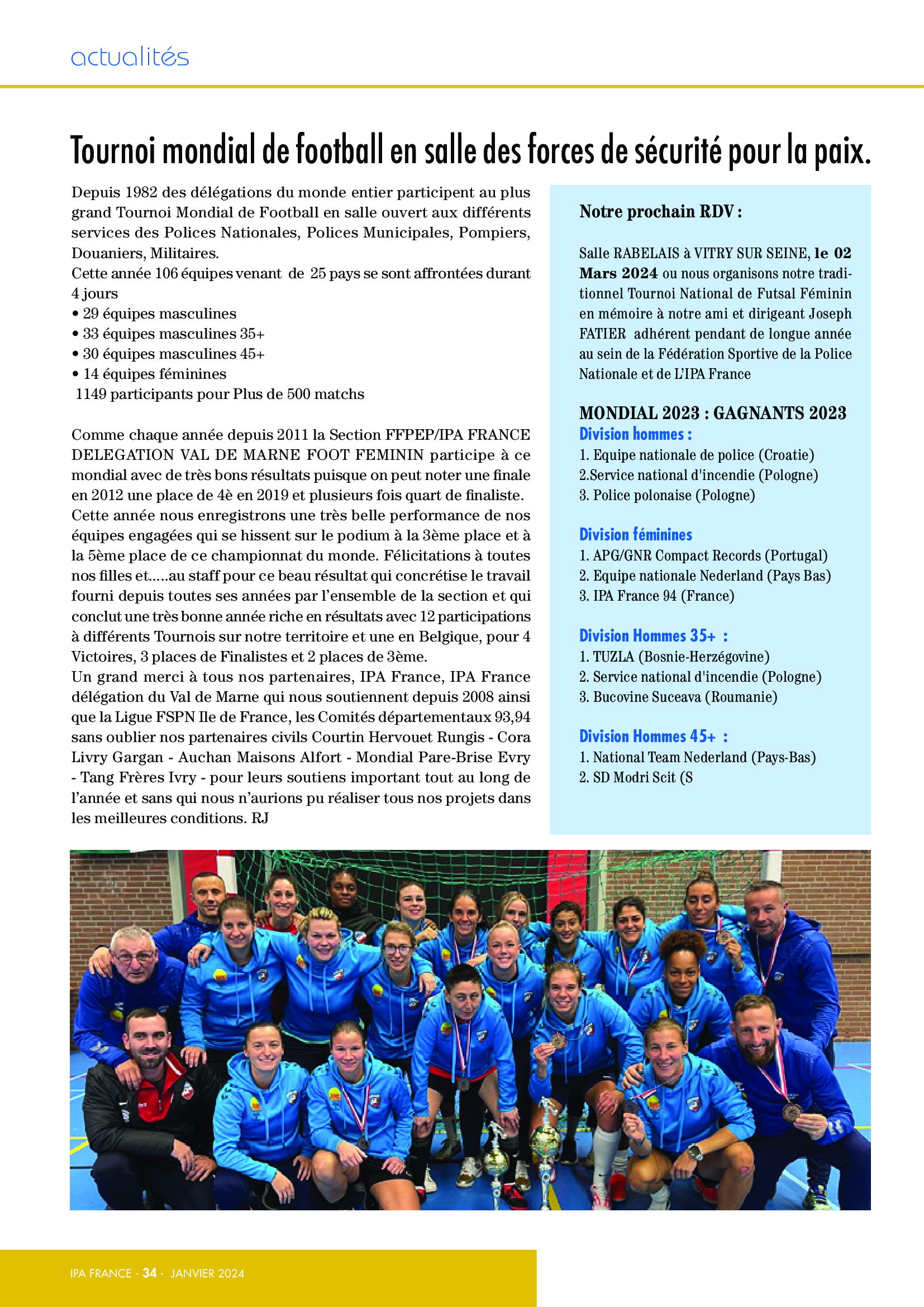 Magazine IPA FRANCE Numéro 50