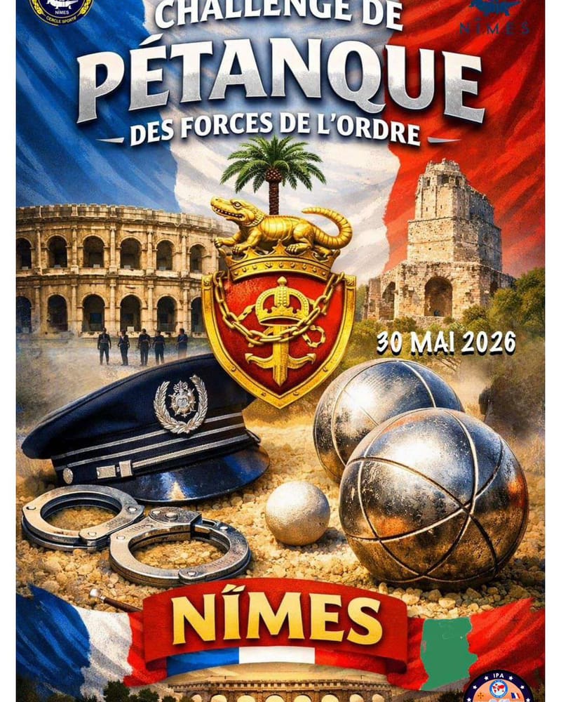 Challenge des forces de l’ordre pétanque en Doublette.
