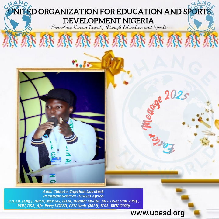Easter Reflection: A Universal Message of Hope and Unity Delivered by Amb. Chineke Cajethan Goodluck