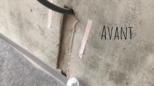 Raccord faux-béton