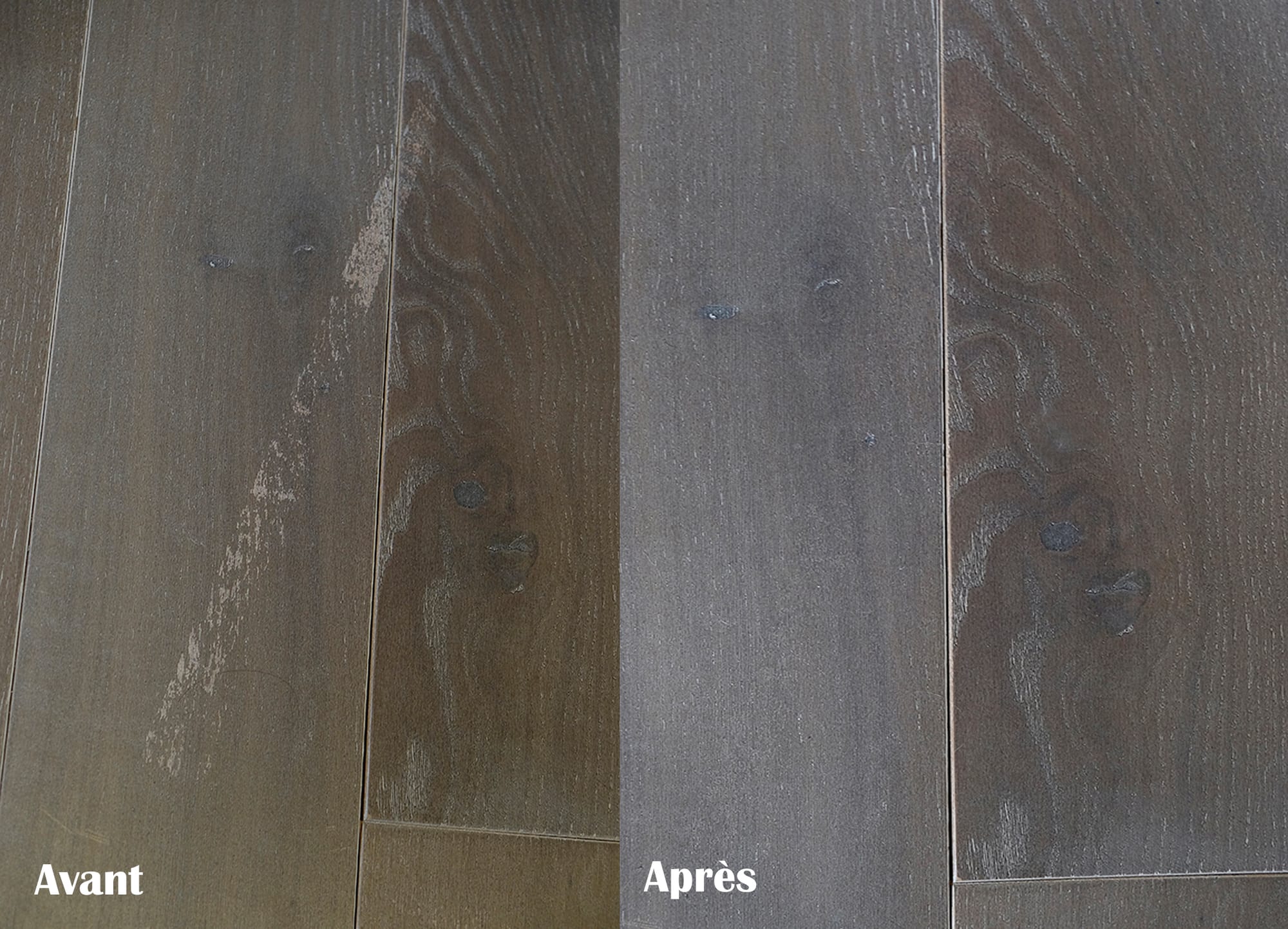 retouche faux-bois