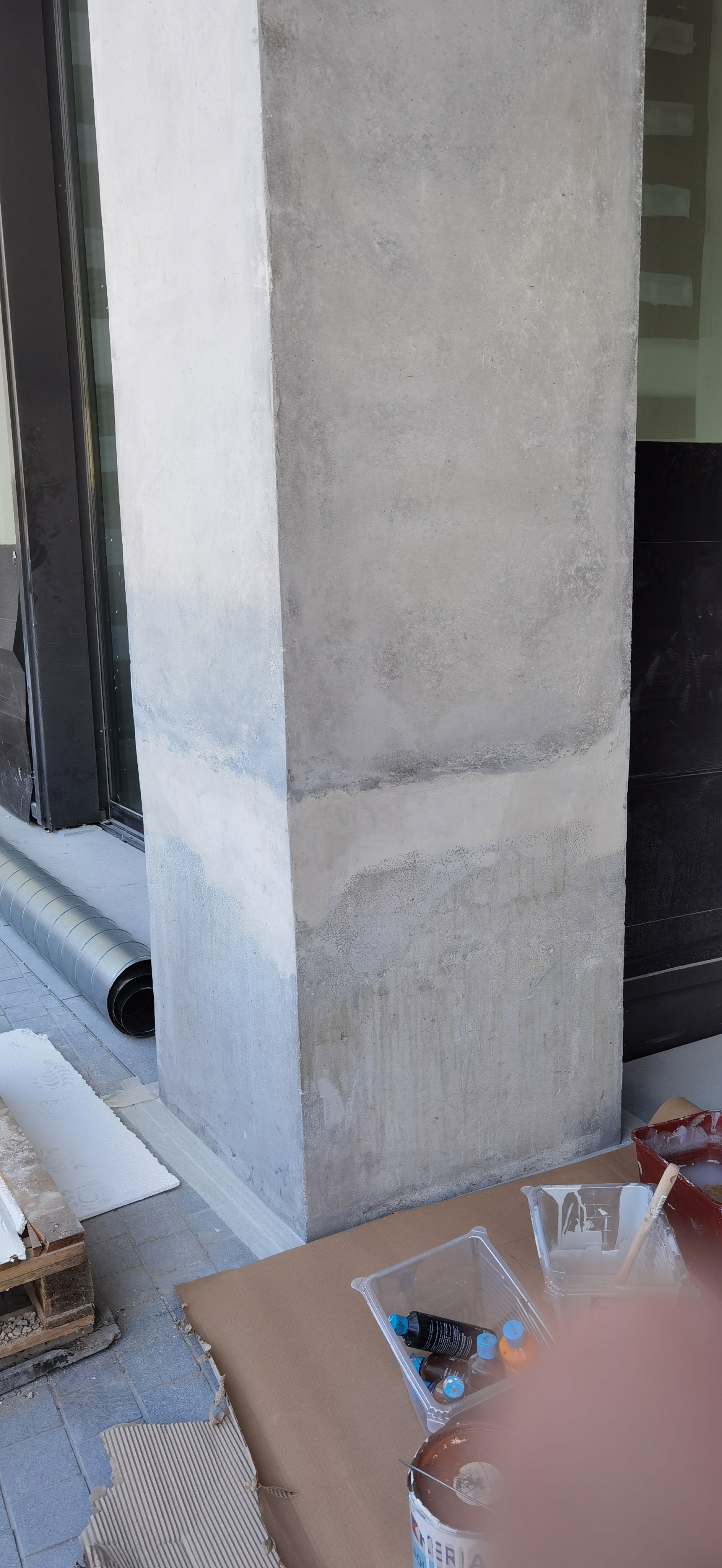Raccord faux-béton