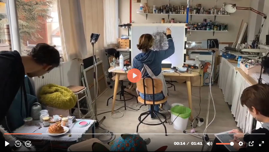 Tournage du clip Adhara