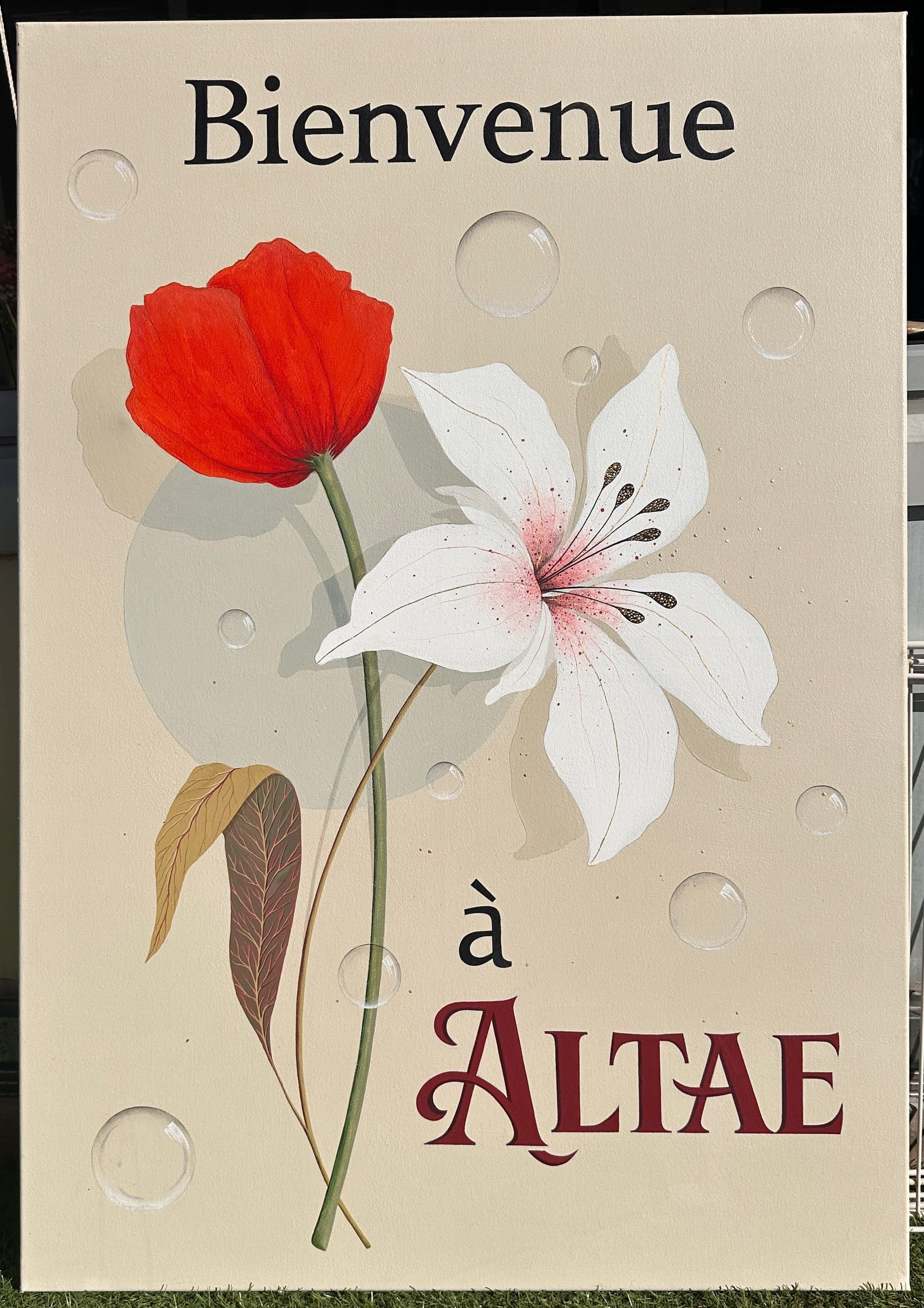 Toile de bienvenue