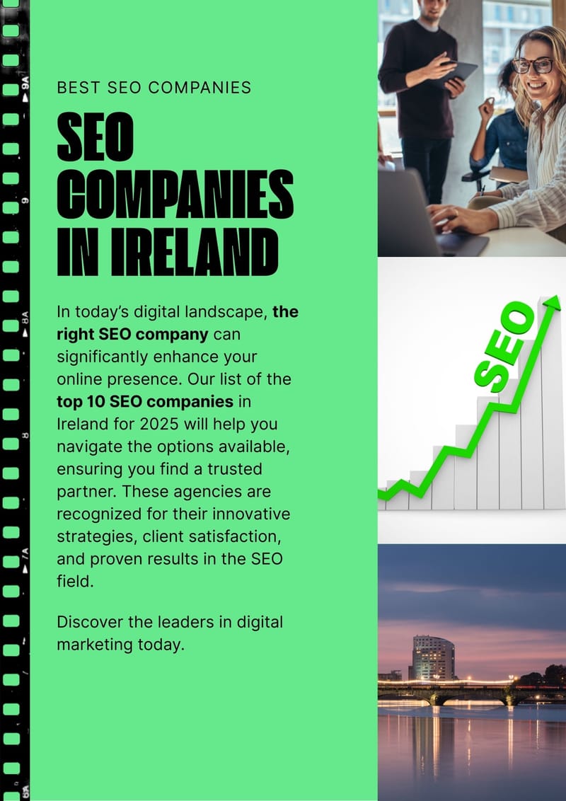 Top 10 Best SEO Companies in Ireland (2025 Rankings & Reviews)