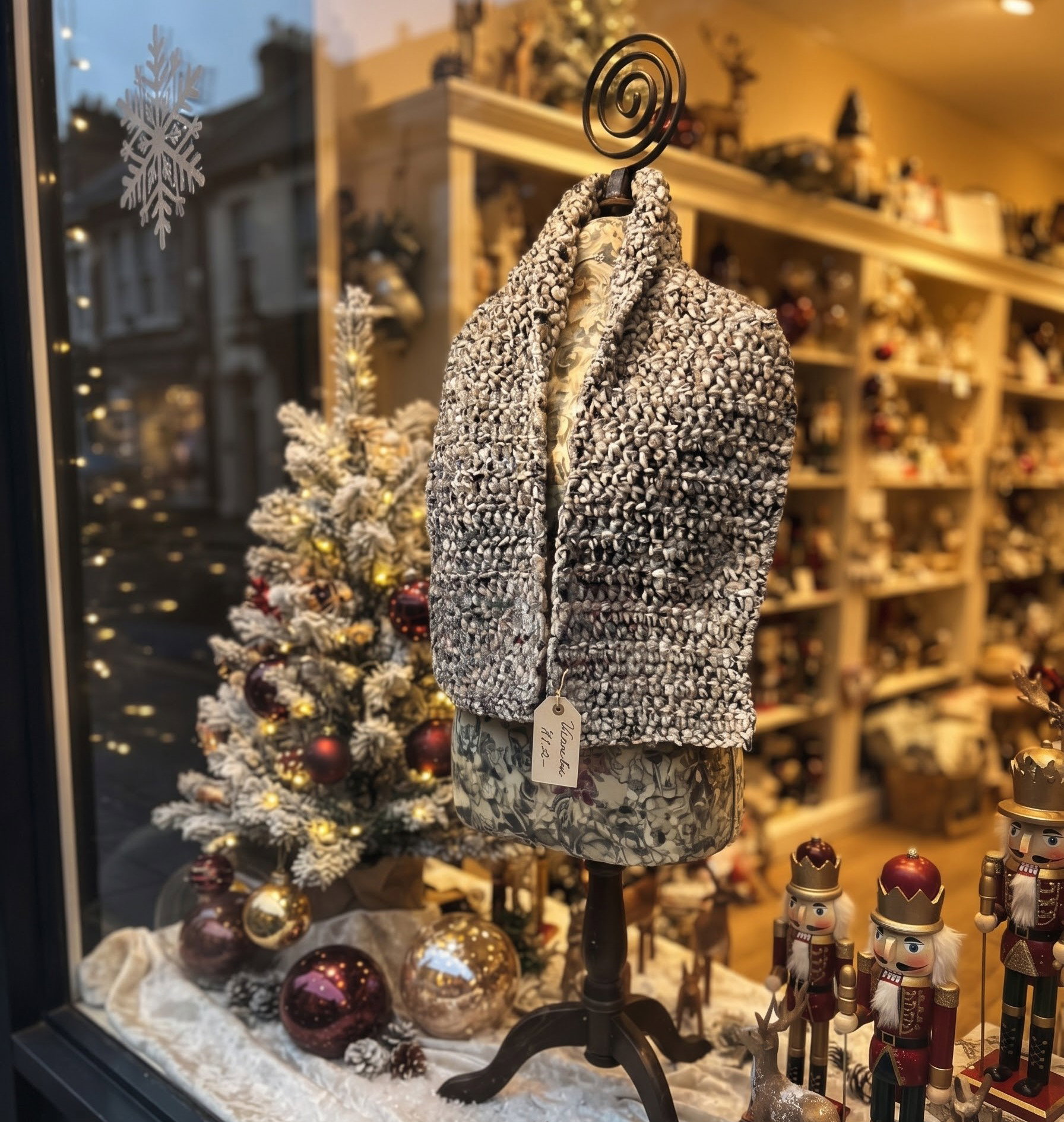 Hygge Scarf - Light Brown Tweed