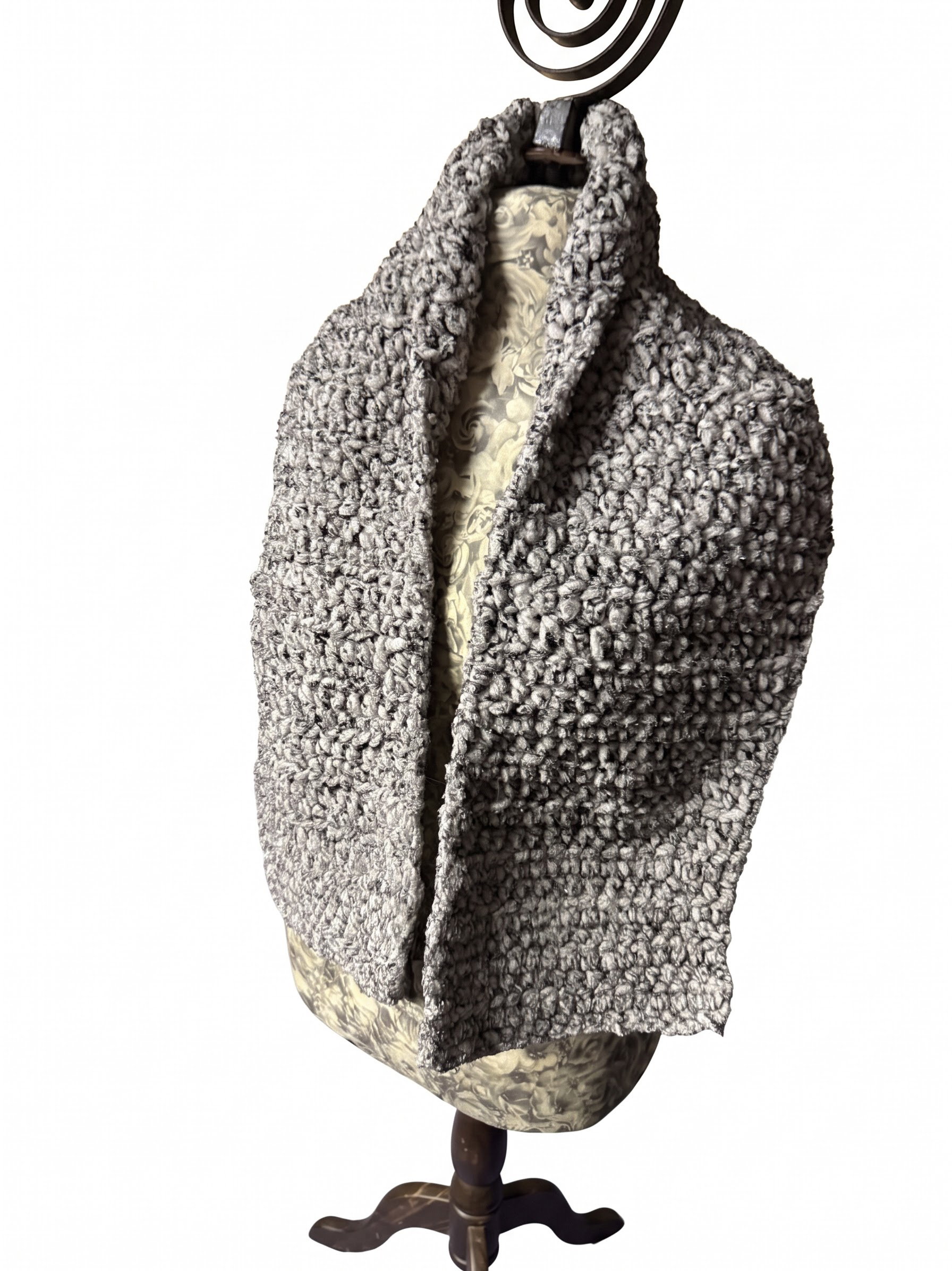 Hygge Scarf - Light Brown Tweed
