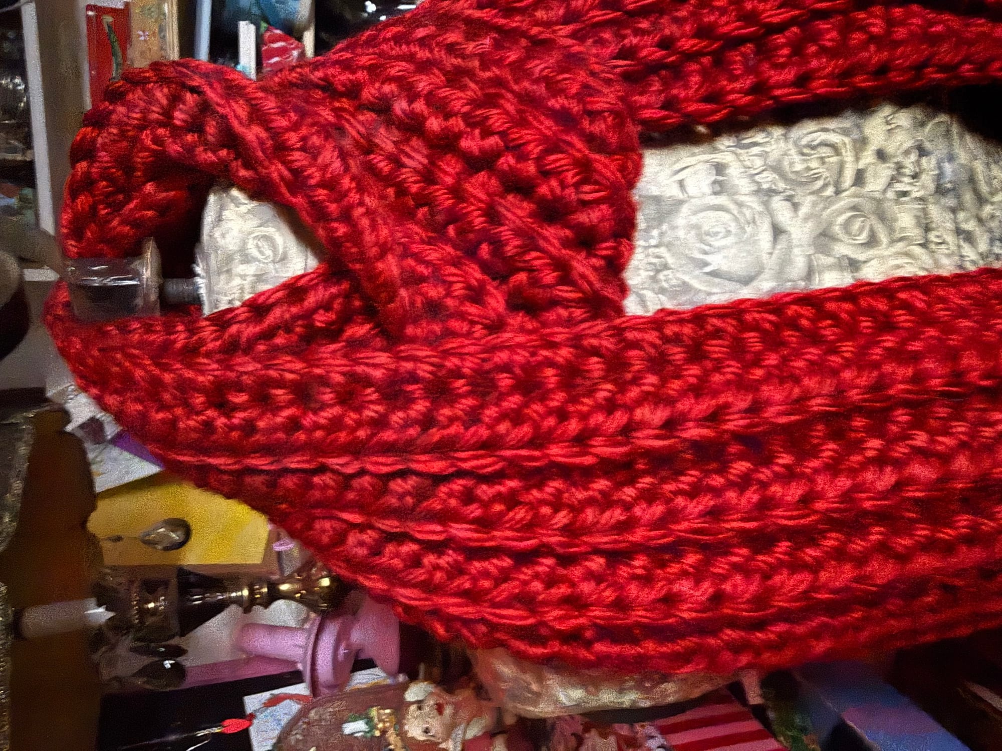 Christmas Scarf - Santa Red