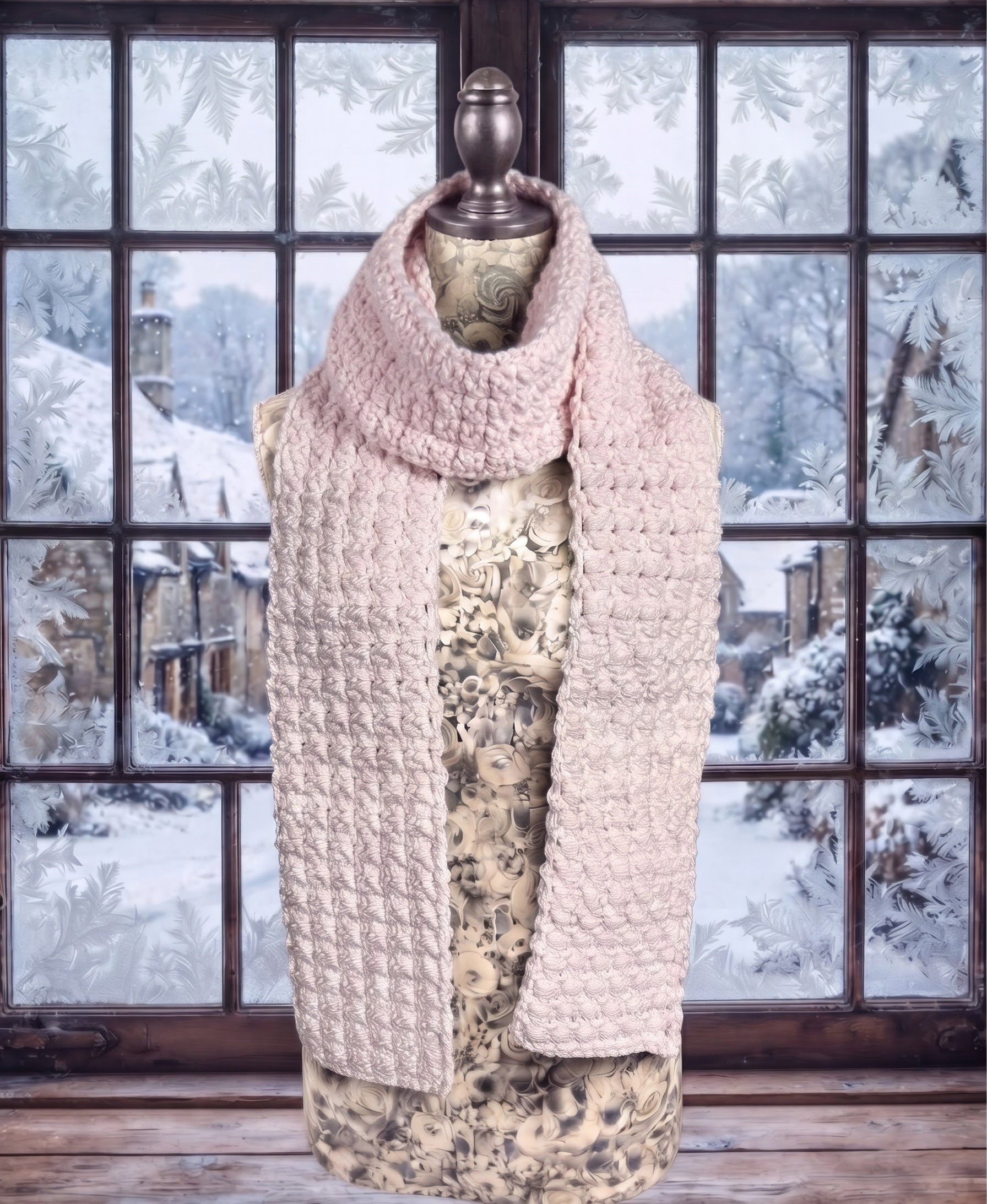 Pebbles Scarf - Gina Pink