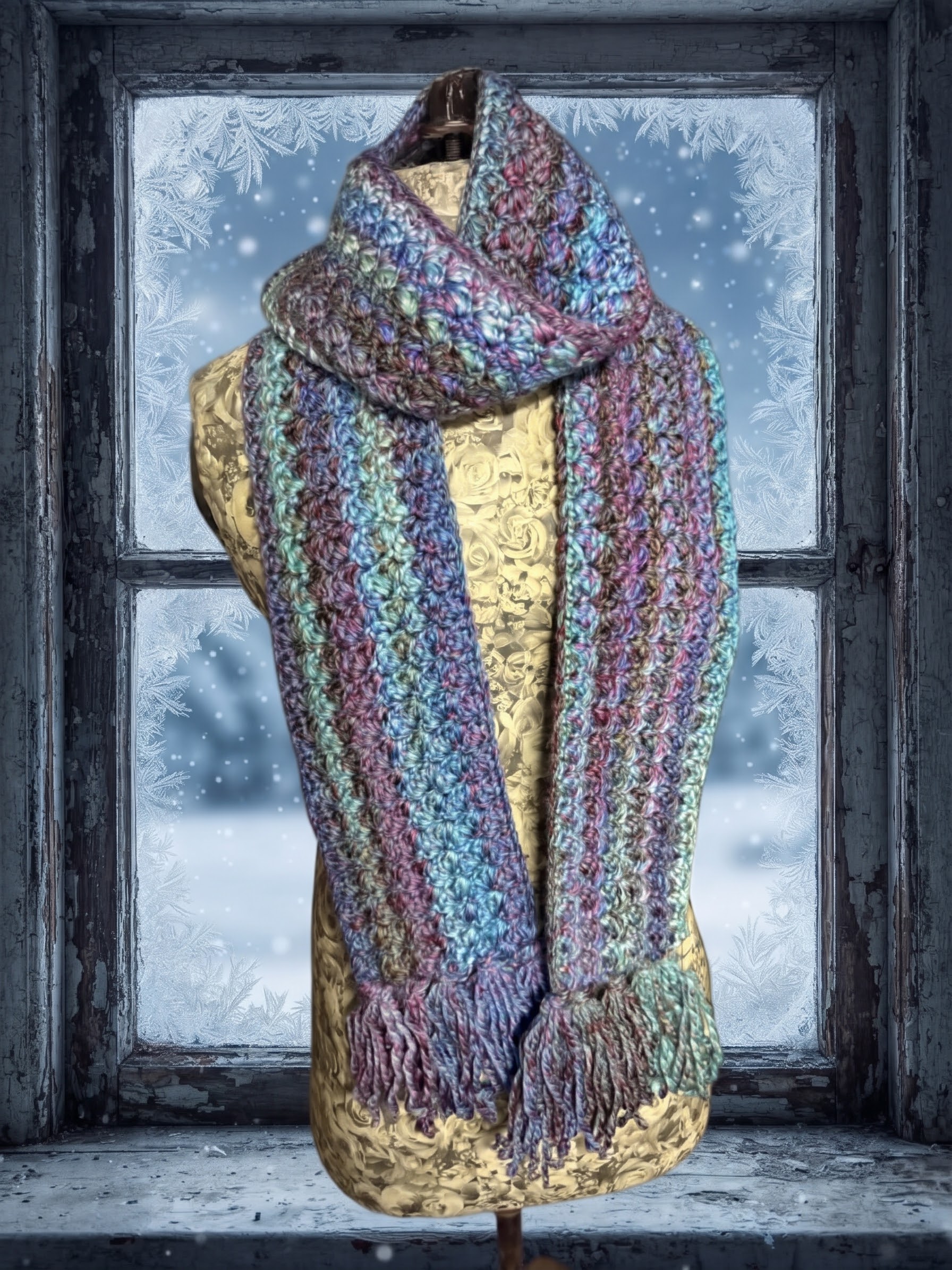 Pebbles Scarf - Blueberry Blast