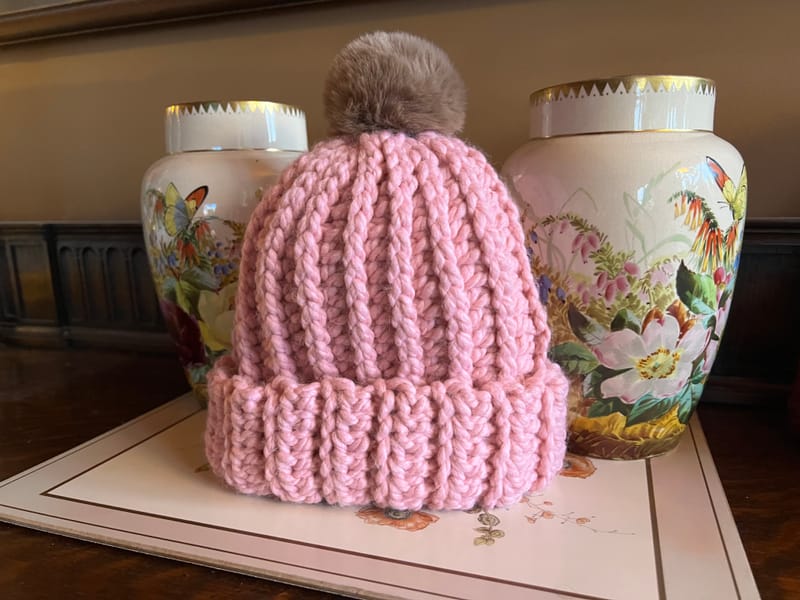 #5 Snow Day - pink (Click on image to enlarge)