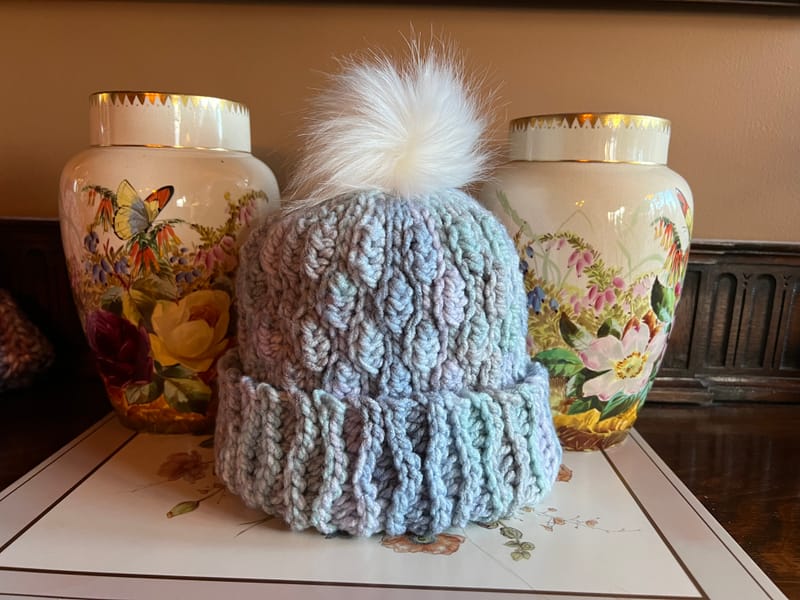 #25 - Snow Day Light Blue & Grey (Click on image to enlarge)