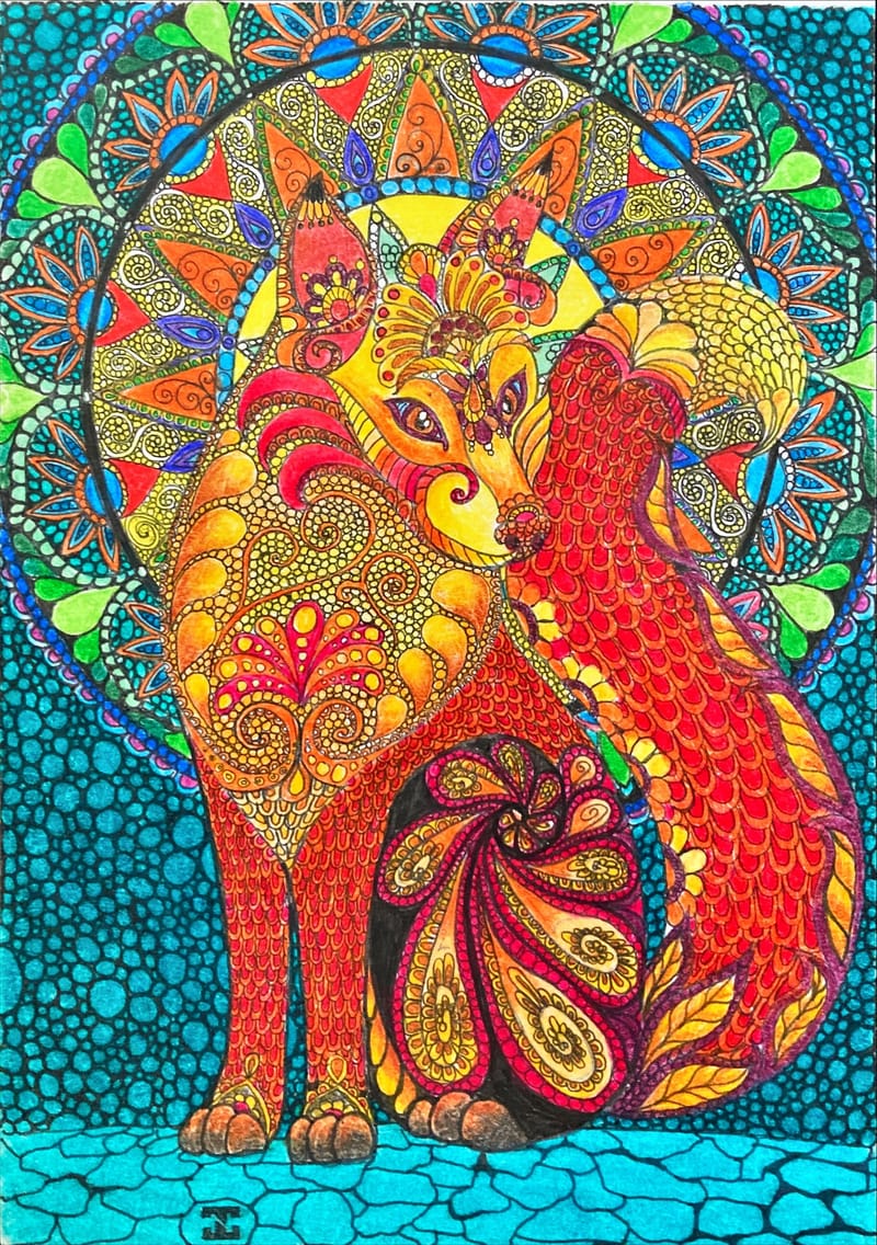 Tus és ceruza rajzok