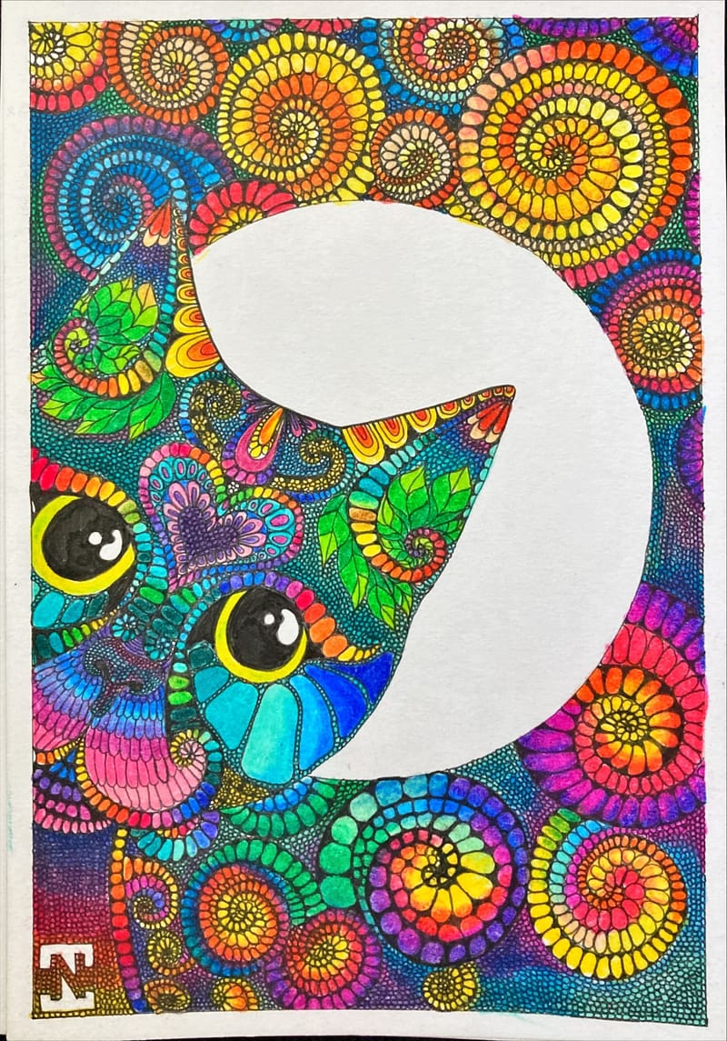 Tus és ceruza rajzok