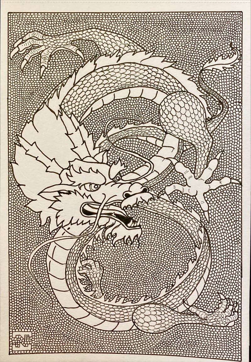 Tus és ceruza rajzok