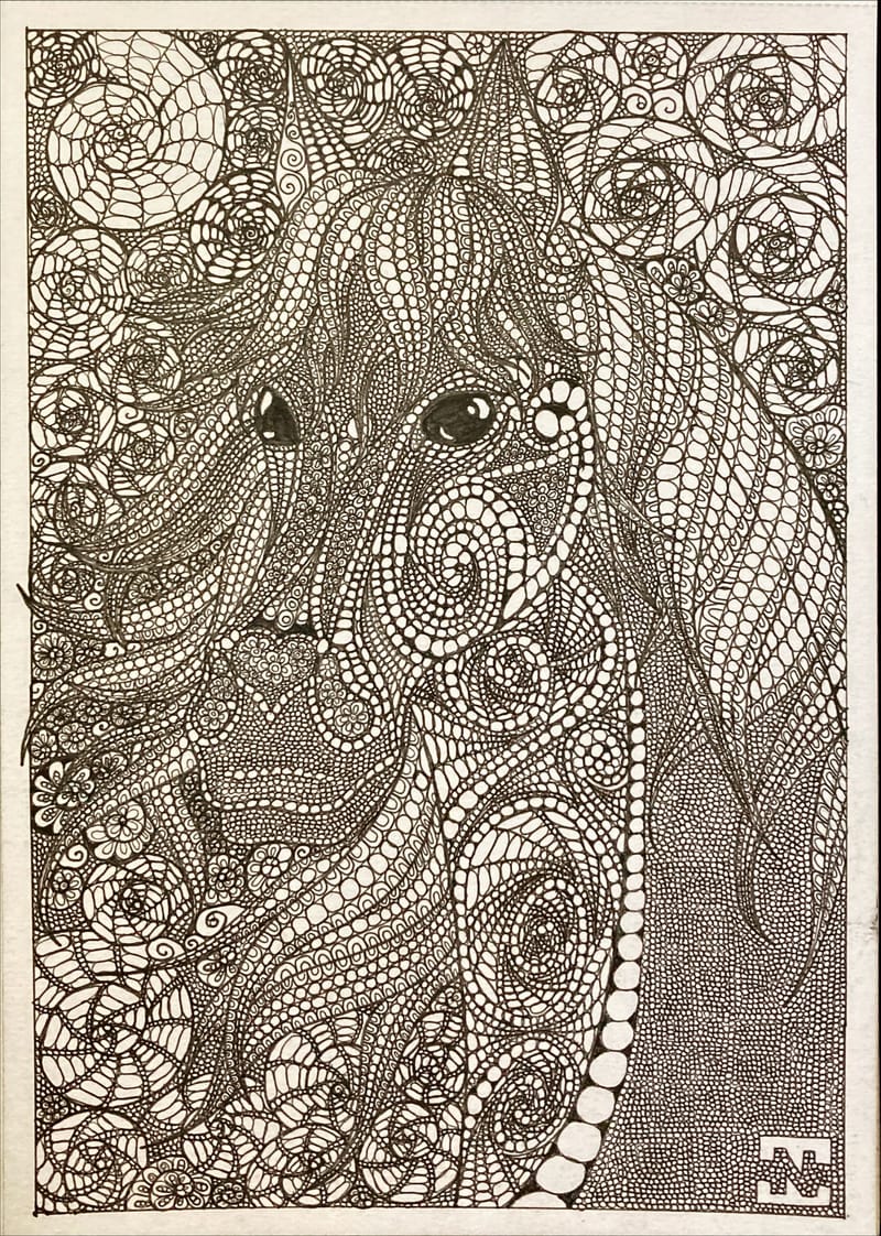 Tus és ceruza rajzok