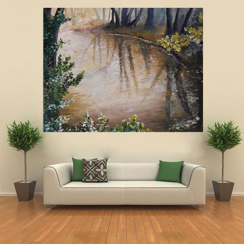 Akrill és vászon festmények