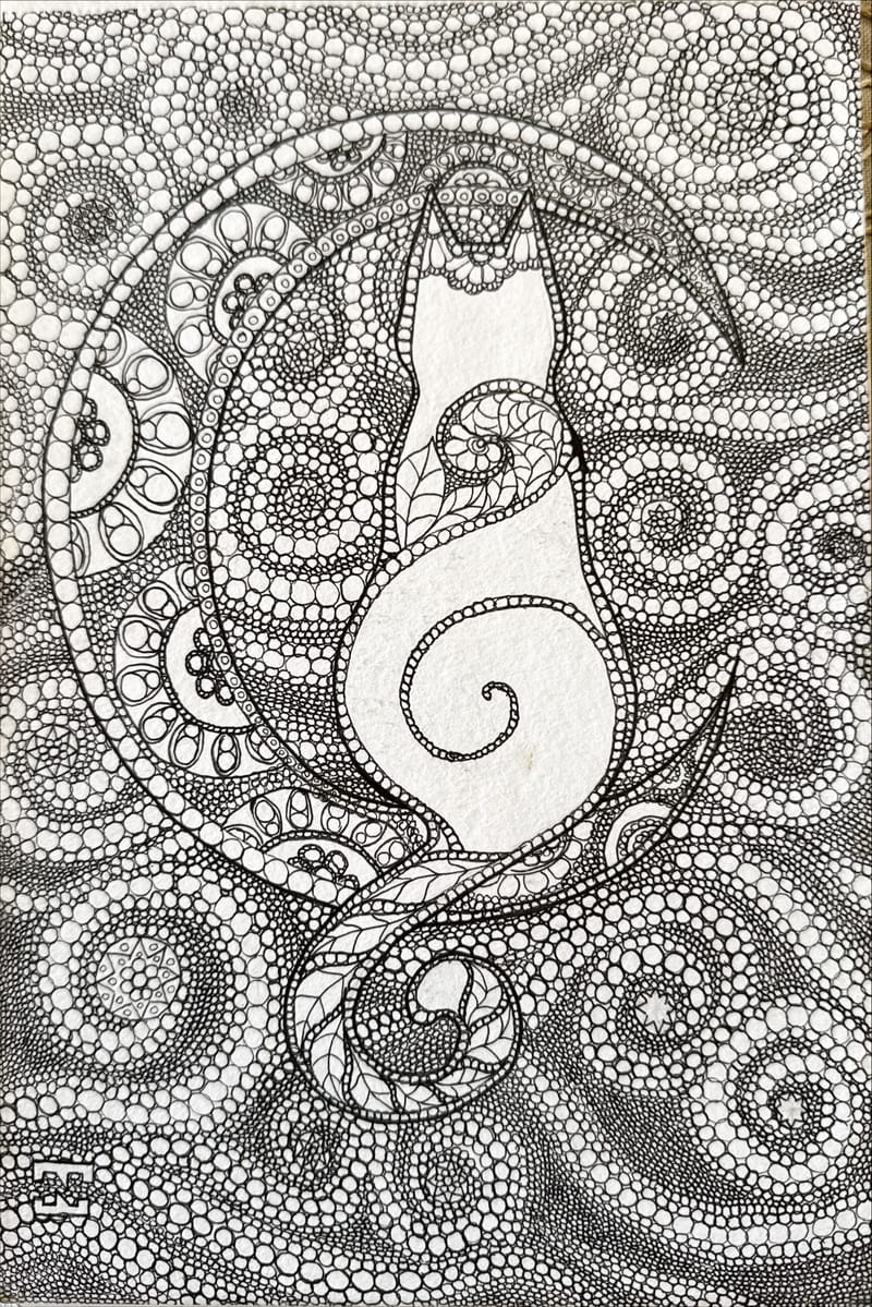 Tus és ceruza rajzok