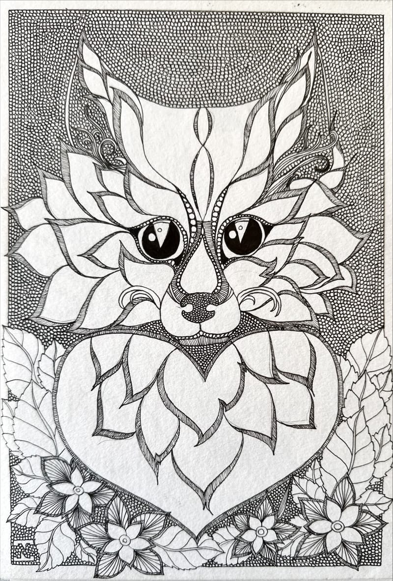 Tus és ceruza rajzok