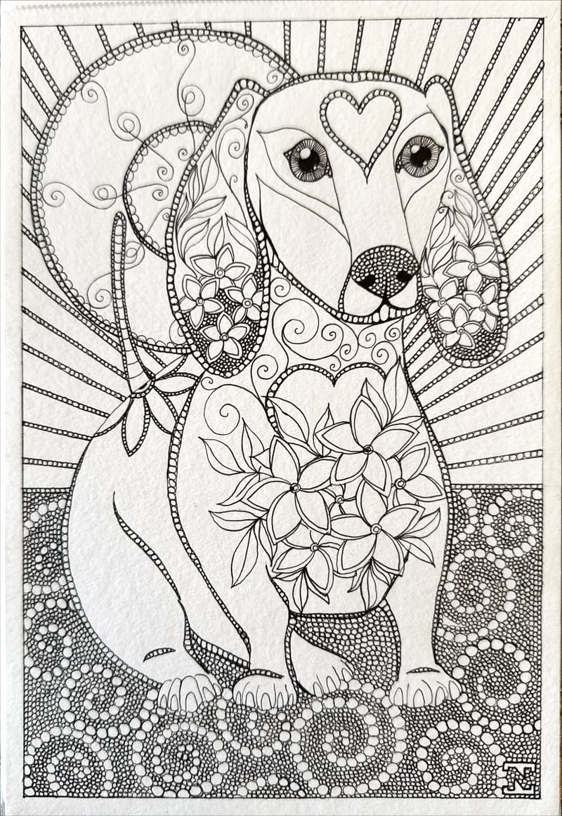 Tus és ceruza rajzok