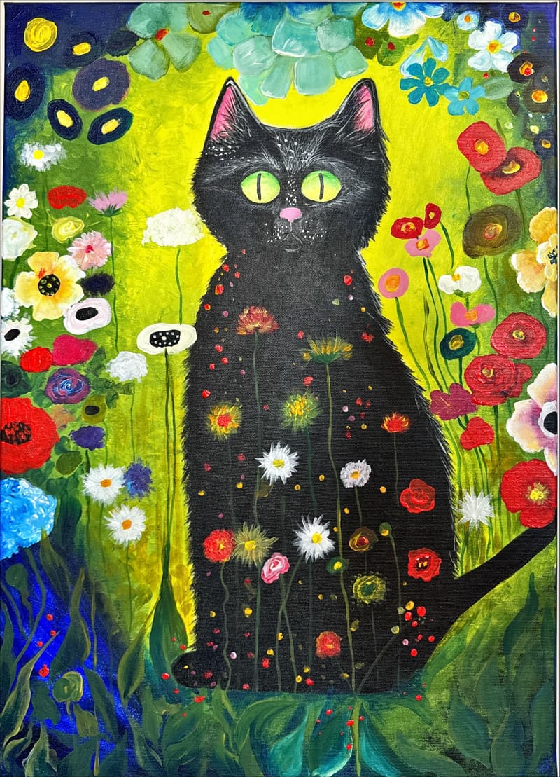 Akrill és vászon festmények