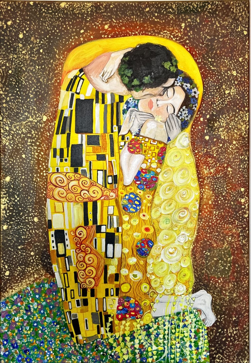 Akrill és vászon festmények