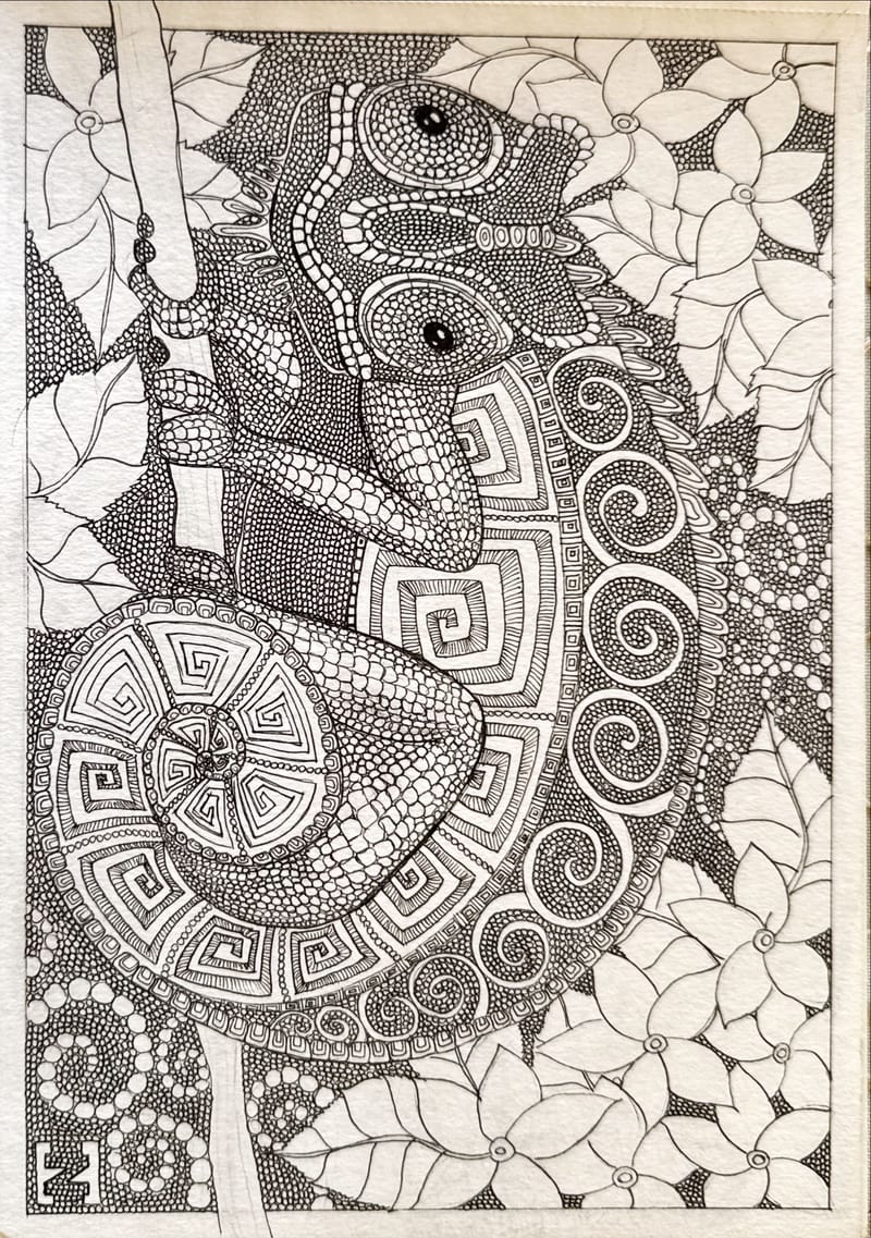 Tus és ceruza rajzok