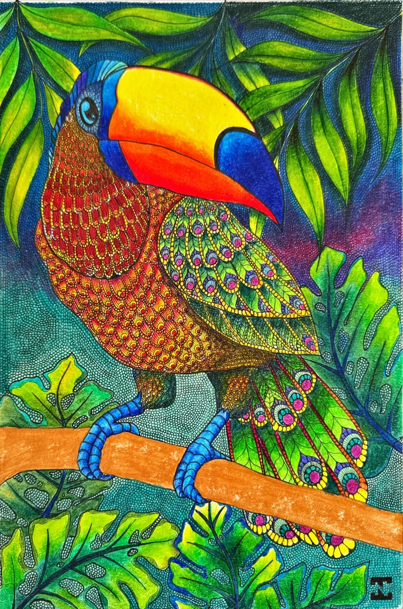 Tus és ceruza rajzok