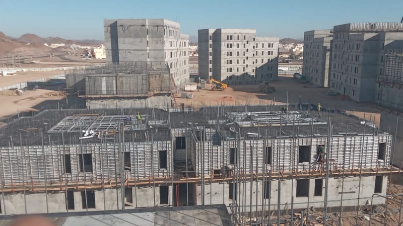 تقنية البناء الحديث