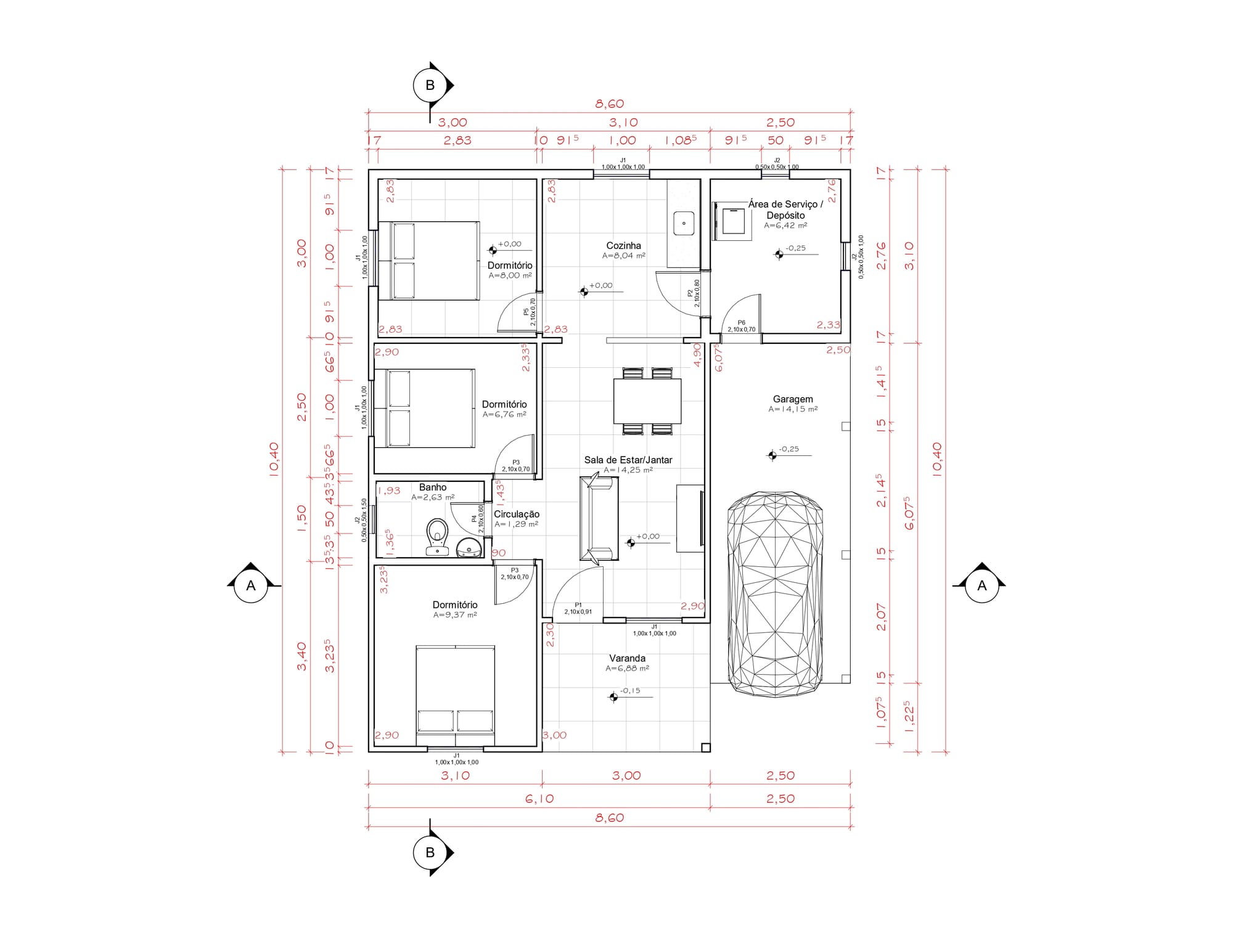 Regularização de Obra - Projeto Arquitetônico