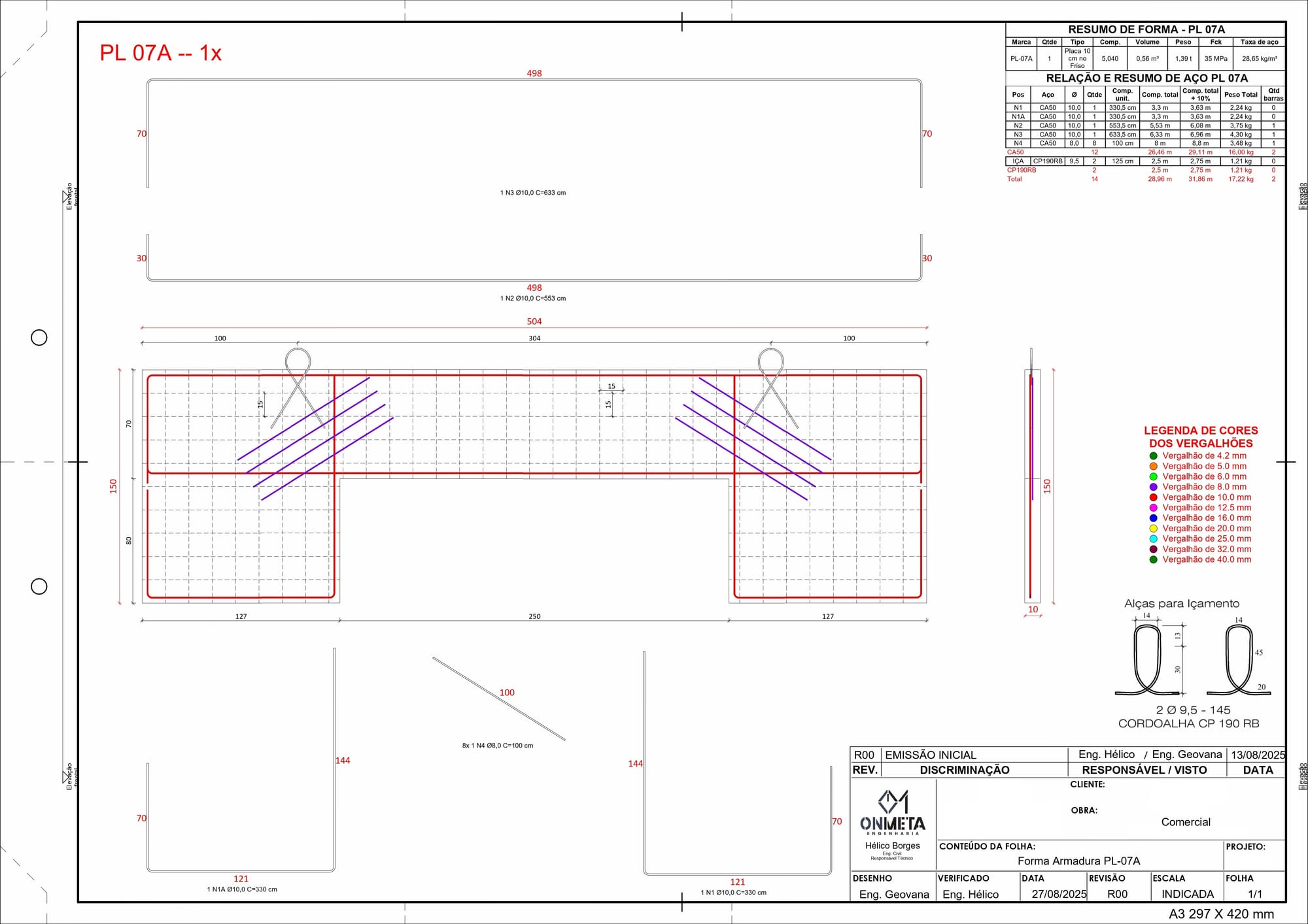Detalhamento da Obra