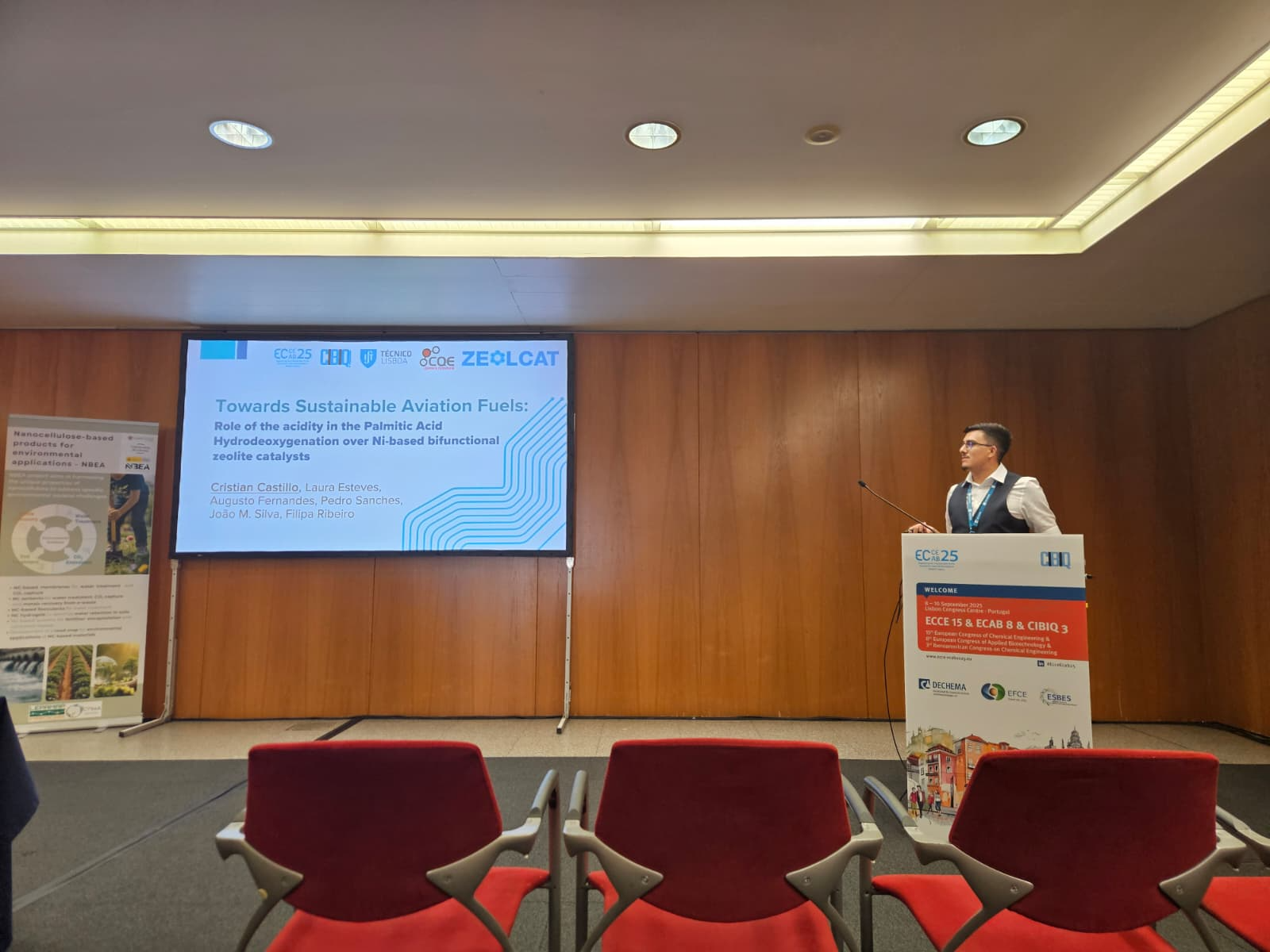 Our team at ECCE–ECAB–CIBIQ 2025 ✈️