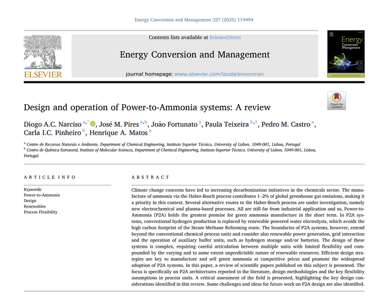 Design and operation of Power-to-Ammonia systems: A review, Energy Conversion and Management