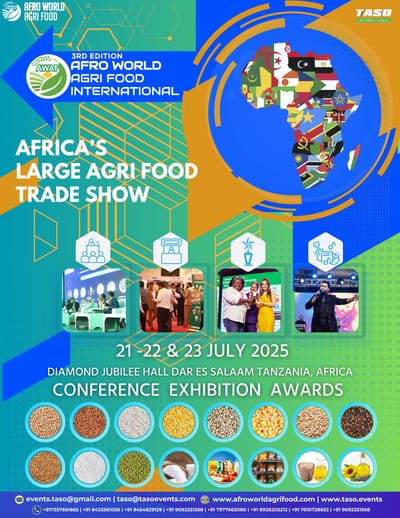 AFRICAN AGRI TRADE SHOW- 3RD AFRO WORLD AGRI FOOD AT TANZANIA.