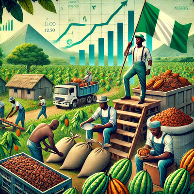 Nigeria Eyes Cocoa Boom as Prices Soar, Aiming to Challenge Industry Giants